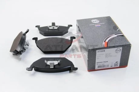 Тормозные колодки перед. Caddy III/Golf V/Passat B6/Octavia A5 A.B.S. 37008