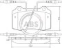 Тормозные колодки, дисковый тормоз (набор) A.B.S. A.B.S. 37049 (фото 1)