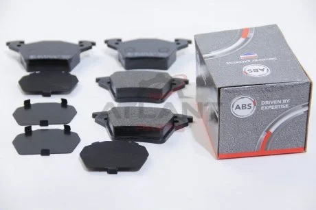 Тормозные колодки, дисковый тормоз (набор) A.B.S. 37104