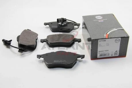 Фото тормозные колодки перед Passat B5/Audi A4/A6 00-05 A.B.S. 37156 Тормозные колодки перед Passat B5/Audi A4/A6 00-05 A.B.S. 37156