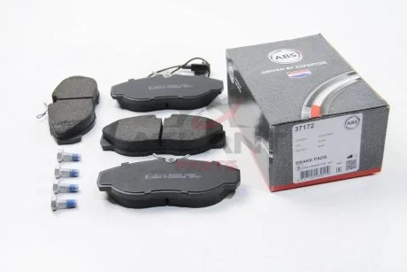 Тормозные колодки дисковые перед. (с датч.) Citroen Jumper 1.9D-2.8D 02.94-04.02 A.B.S. A.B.S. 37172