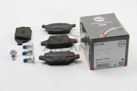 Тормозные колодки, дисковый тормоз (набор) A.B.S. 37184