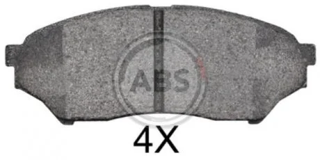 Тормозные колодки, дисковый тормоз (набор) A.B.S. A.B.S. 37200