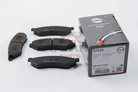 Тормозные колодки, дисковый тормоз (набор) A.B.S. A.B.S. 37438