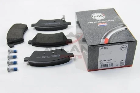 Фото гальмівні колодки, дискове гальмо (набір) A.B.S. 37532 Гальмівні колодки, дискове гальмо (набір) A.B.S. 37532