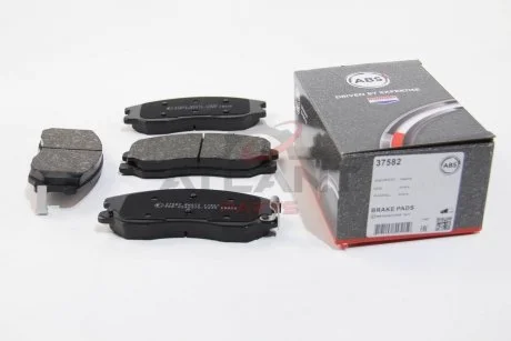 Тормозные колодки, дисковый тормоз (набор) A.B.S. 37582