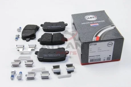 Тормозные колодки, дисковый тормоз (набор) A.B.S. A.B.S. 37739