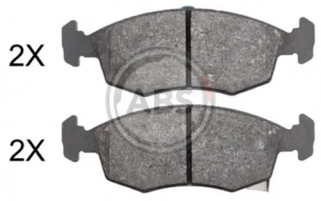 Тормозные колодки, дисковые тормоза.) A.B.S. A.B.S. 37917