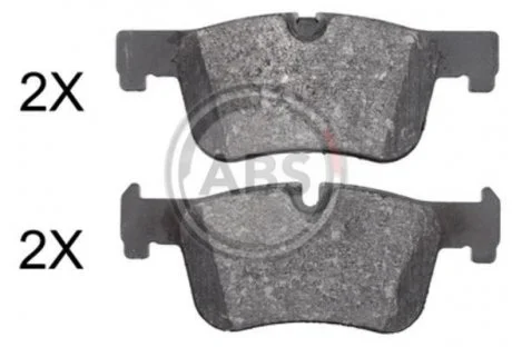 Тормозные колодки, дисковые.) A.B.S. 37921