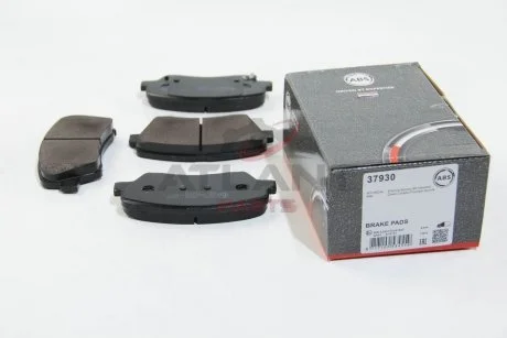 Тормозные колодки диск. Hyundai i30, Kia Ceed,Rio III,Sorento II 1.1CRDi-2.4i 09- A.B.S. A.B.S. 37930