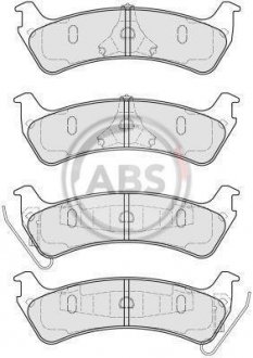 Тормозные колодки, дисковый тормоз (набор) A.B.S. 38664