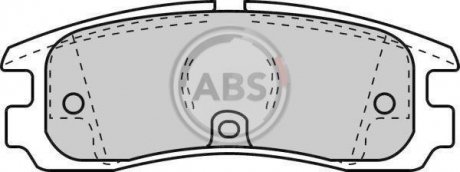 Гальмівні колодки, дискове гальмо (набір) A.B.S. 38754