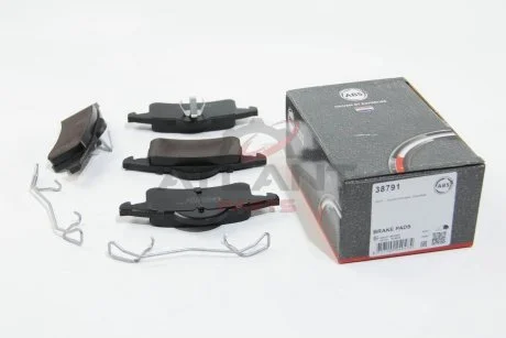 Колодка гальм. диск. JEEP задн. (ABS) A.B.S. 38791
