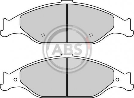 Тормозные колодки, дисковый тормоз (набор) A.B.S. 38804