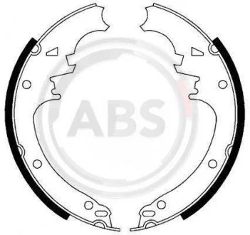 Гальмівні колодки (набір) A.B.S. A.B.S. 40462