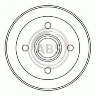 Тормозной барабан A.B.S. 5342S