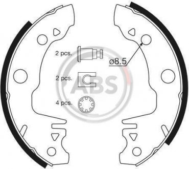 Тормозные колодки.) A.B.S. 8118