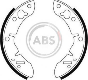 Тормозные колодки.) A.B.S. 8606