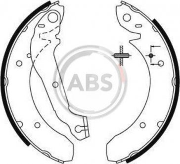 Тормозные колодки.) A.B.S. 8795