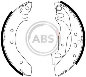 Тормозные колодки.) A.B.S. 8865