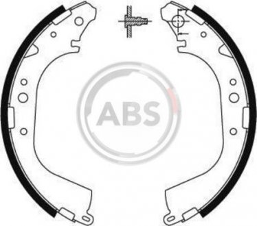 Тормозные колодки.) A.B.S. 8881