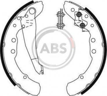 Тормозные колодки.) A.B.S. 8921