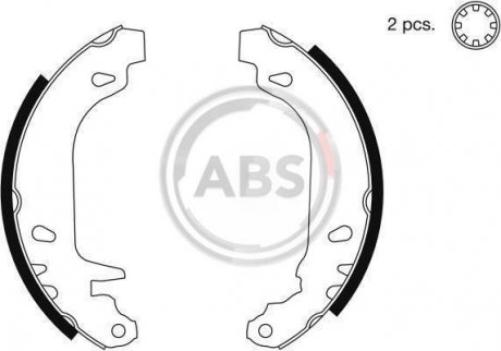 Тормозные колодки.) A.B.S. 8932