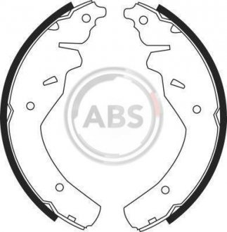 Гальмівні колодки (набір) A.B.S. 8937