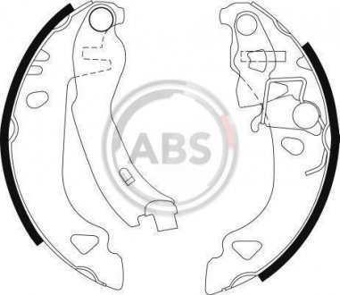 Тормозные колодки.) A.B.S. 8939