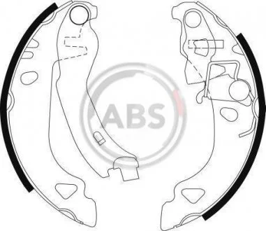 Тормозные колодки.) A.B.S. A.B.S. 8939