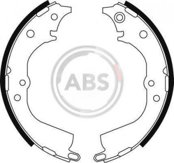 Тормозные колодки.) A.B.S. 8944