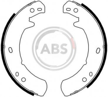 Гальмівні колодки ручного гальма A.B.S. 8955