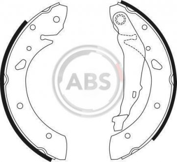 Тормозные колодки.) A.B.S. 9012