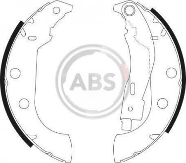 Гальмівні колодки (набір) A.B.S. 9029