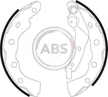 Гальмівні колодки (набір) A.B.S. 9063