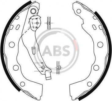 Тормозные колодки.) A.B.S. 9088