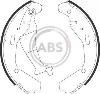 Тормозные колодки.) A.B.S. 9151 (фото 1)