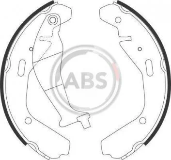 Тормозные колодки.) A.B.S. 9151