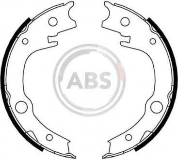 Тормозные колодки ручного тормоза A.B.S. 9182