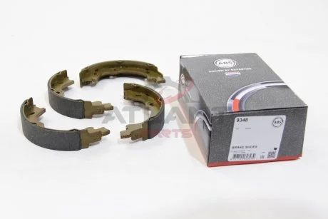 Фото комплект гальмівних колодок ручного гальма A.B.S. A.B.S. 9348 Комплект гальмівних колодок ручного гальма A.B.S. A.B.S. 9348