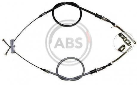 Трос ручного тормоза A.B.S. K11285