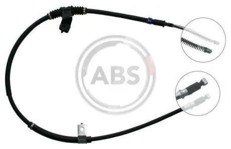 Трос ручного тормоза A.B.S. K11457