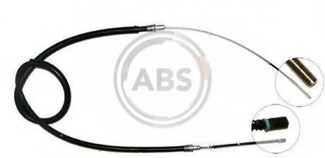 Трос ручного тормоза A.B.S. K12466