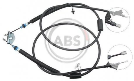 Трос ручного гальма A.B.S. A.B.S. K13475