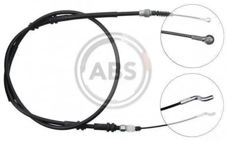 Трос ручного тормоза A.B.S. K13826