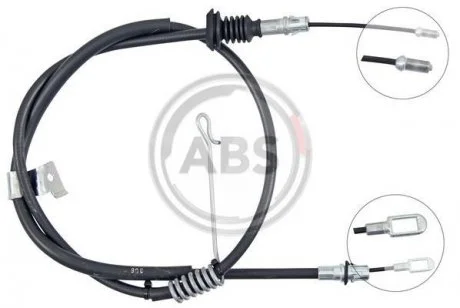 Трос стояночного гальма задній Лівий A.B.S. A.B.S. K14069