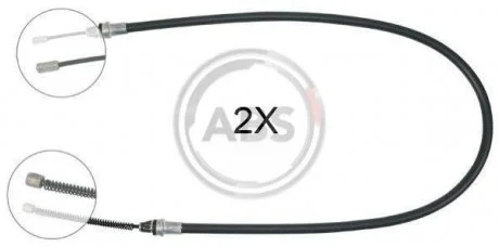 Фото трос ручного гальма A.B.S. K16626 Трос ручного гальма A.B.S. K16626