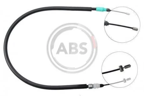 Трос ручного тормоза A.B.S. K16727