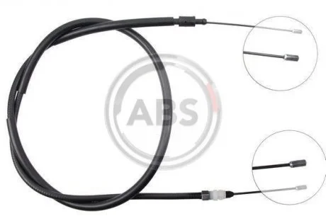 Трос ручного тормоза A.B.S. K16868