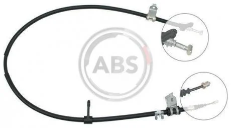 Трос ручного тормоза A.B.S. K17978